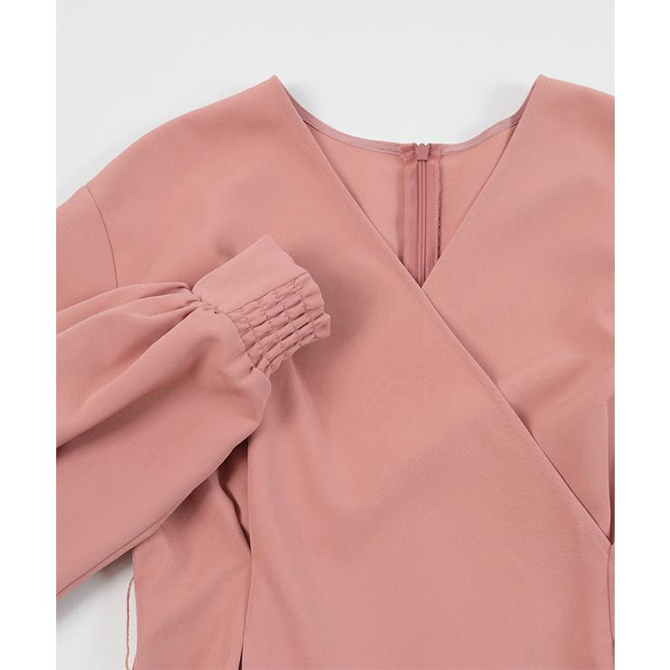 ベルト付ウエストタックカシュクールブラウス【UR’S ユアーズ】 | titivate | 詳細画像9 