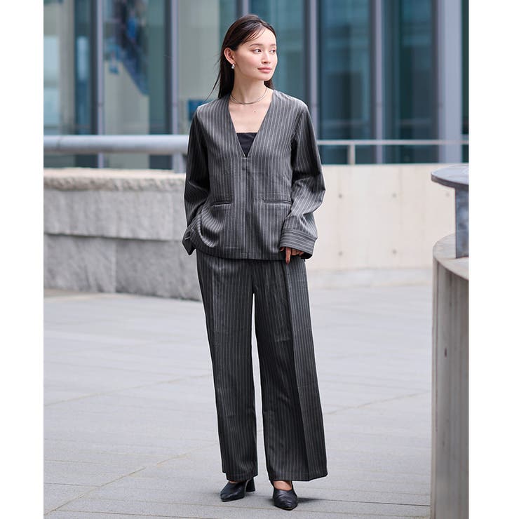 センタープレスタックワイドパンツ【UR’S ユアーズ】 | titivate | 詳細画像25 