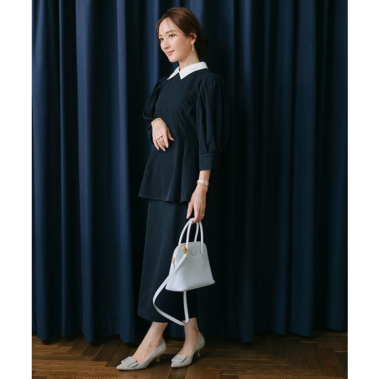 2way襟付タックペプラムトップス【UR’S ユアーズ】 | titivate | 詳細画像18 