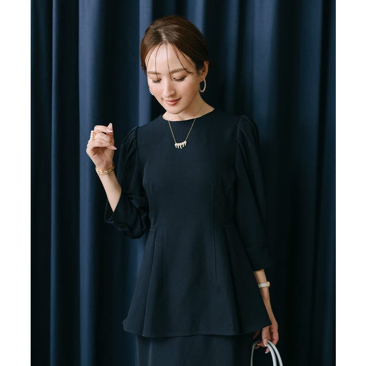 2way襟付タックペプラムトップス【UR’S ユアーズ】 | titivate | 詳細画像19 