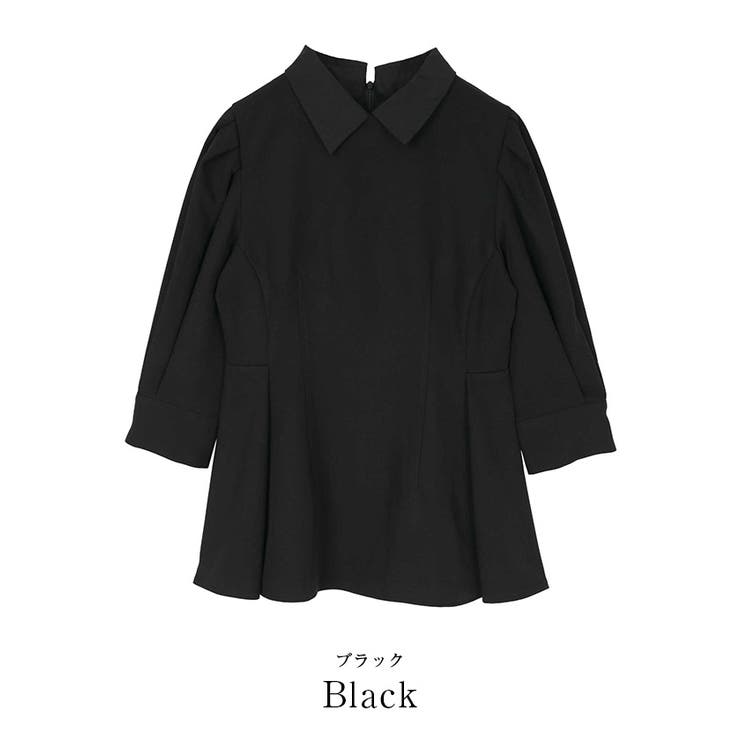 2way襟付タックペプラムトップス【UR’S ユアーズ】 | titivate | 詳細画像4 