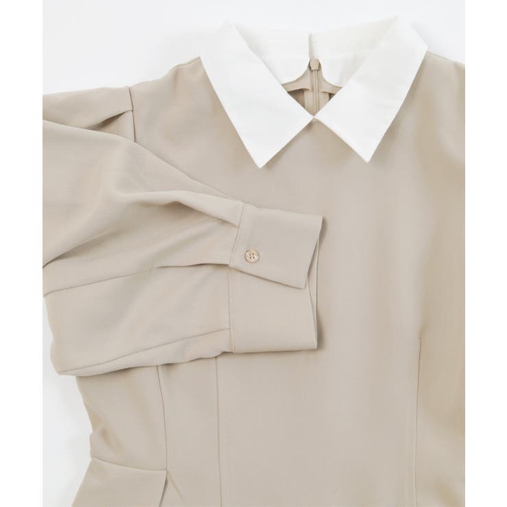 2way襟付タックペプラムトップス【UR’S ユアーズ】 | titivate | 詳細画像9 