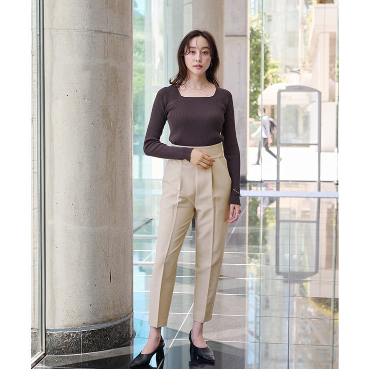 ハイウエストタックテーパードパンツ【UR’S ユアーズ】 | titivate | 詳細画像13 