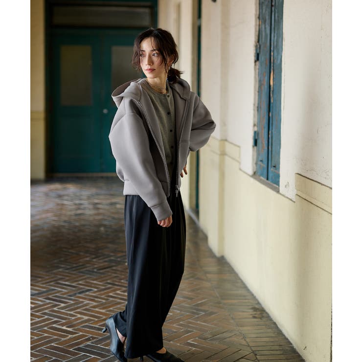 ボンディングダブルジップパーカー【UR'S ユアーズ】[品番