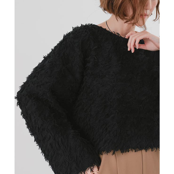 フリンジクロップドニット【UR’S ユアーズ】 | titivate | 詳細画像9 