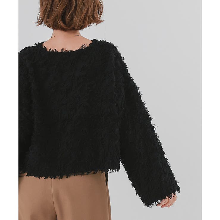 フリンジクロップドニット【UR’S ユアーズ】 | titivate | 詳細画像16 