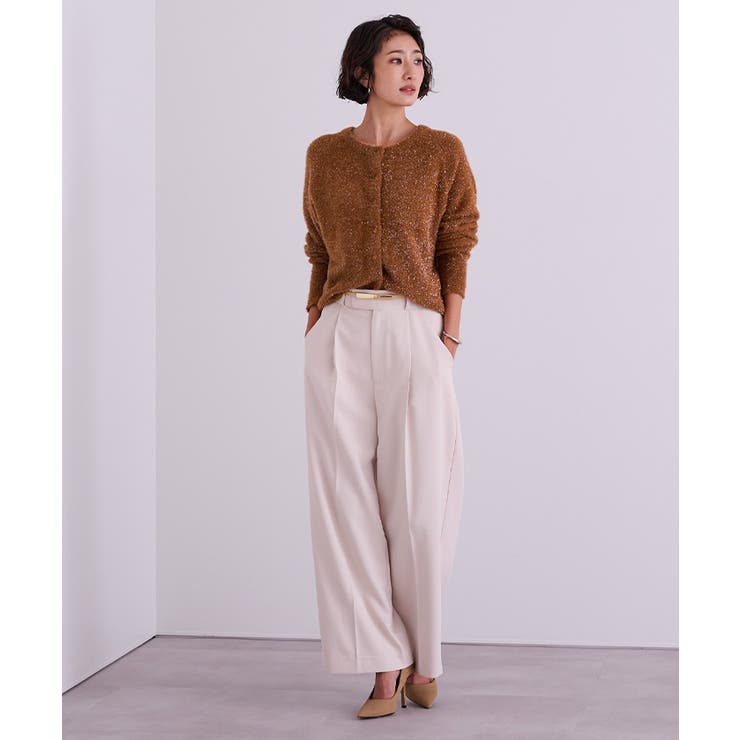 クルーネックラメカーディガン【UR’S ユアーズ】 | titivate | 詳細画像17 