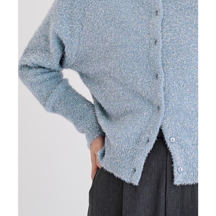 クルーネックラメカーディガン【UR’S ユアーズ】 | titivate | 詳細画像11 