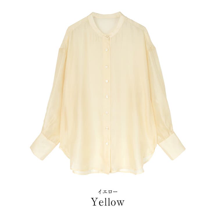 バンドカラーシアーシャツ【UR’S ユアーズ】 | titivate | 詳細画像4 