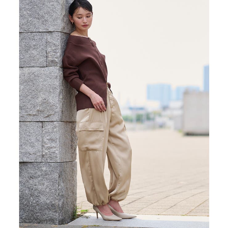 サテンパラシュートパンツ【UR’S ユアーズ】 | titivate | 詳細画像2 