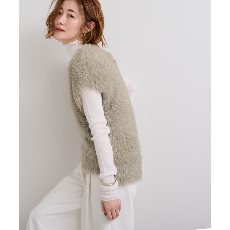 シャギーニットベスト【UR’S ユアーズ】 | titivate | 詳細画像10 