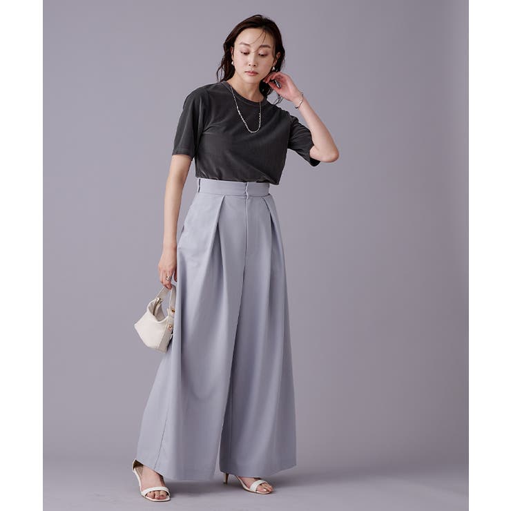 ベロアハーフスリーブTシャツ【UR’S ユアーズ】 | titivate | 詳細画像11 