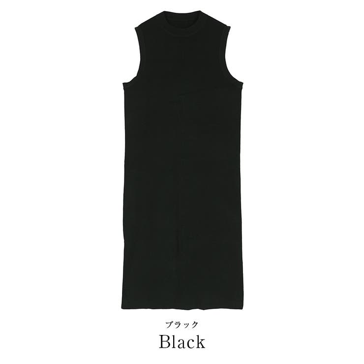 ディープアームホールノースリーブニットワンピース【UR’S ユアーズ】 | titivate | 詳細画像3 