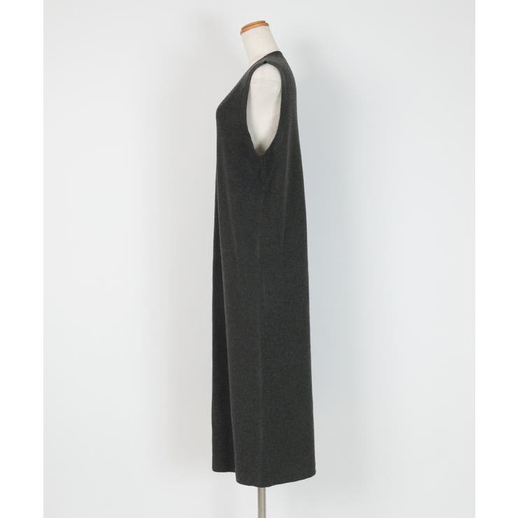 ディープアームホールノースリーブニットワンピース【UR’S ユアーズ】 | titivate | 詳細画像5 