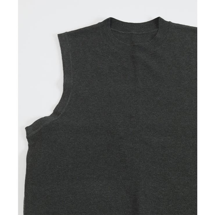 ディープアームホールノースリーブニットワンピース【UR’S ユアーズ】 | titivate | 詳細画像7 