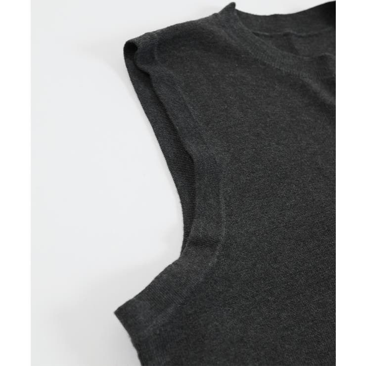 ディープアームホールノースリーブニットワンピース【UR’S ユアーズ】 | titivate | 詳細画像8 