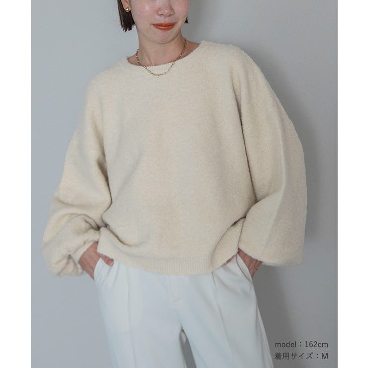 ウールブレンドクロップドクルーネックニット【UR’S ユアーズ】 | titivate | 詳細画像19 