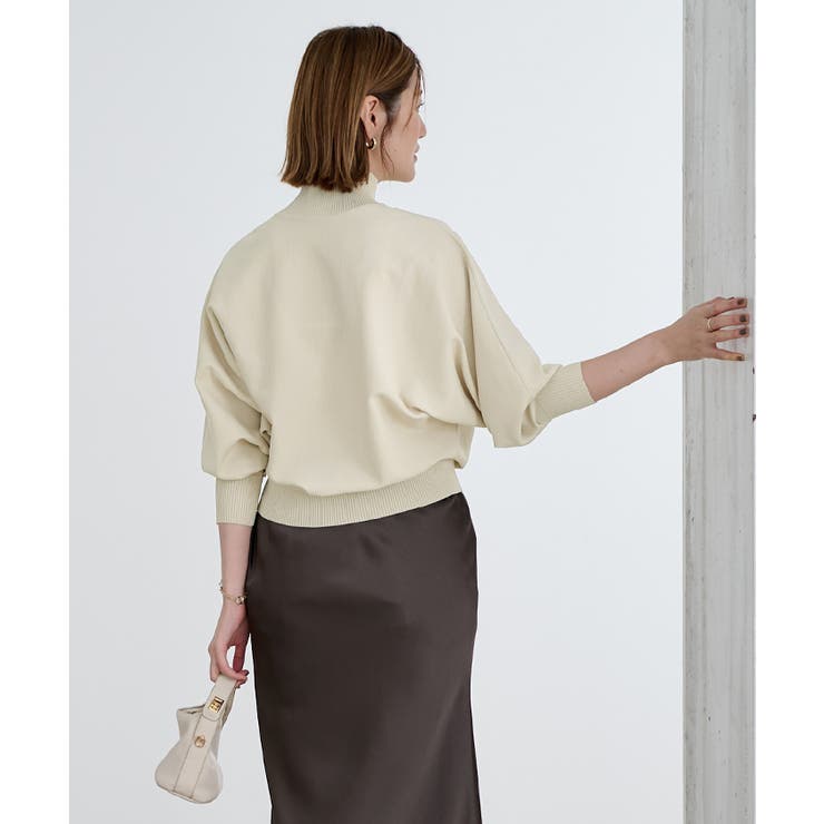 スポンディッシュハイネックドルマンスリーブニット【UR’S ユアーズ】 | titivate | 詳細画像35 