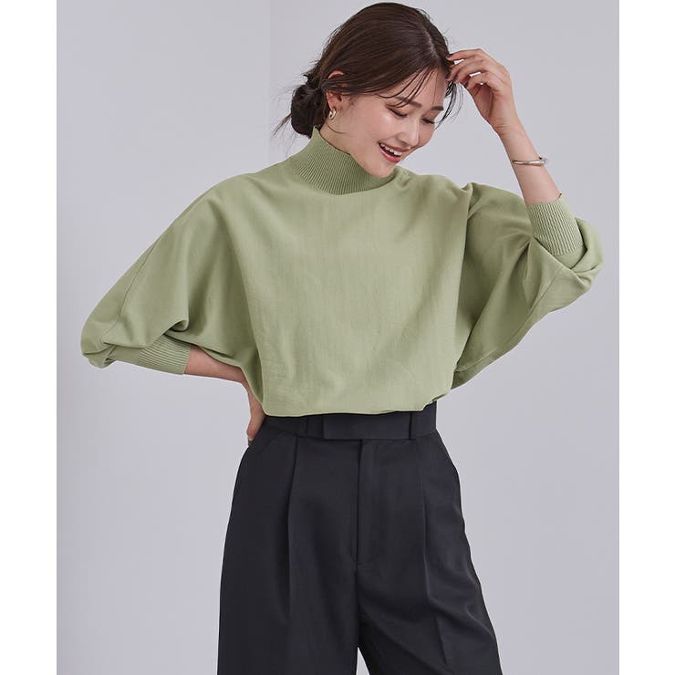 スポンディッシュハイネックドルマンスリーブニット【UR’S ユアーズ】 | titivate | 詳細画像12 