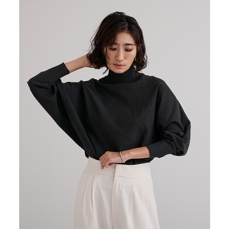 スポンディッシュハイネックドルマンスリーブニット【UR’S ユアーズ】 | titivate | 詳細画像13 