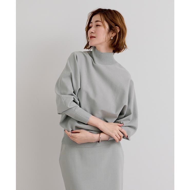 スポンディッシュハイネックドルマンスリーブニット【UR’S ユアーズ】 | titivate | 詳細画像16 