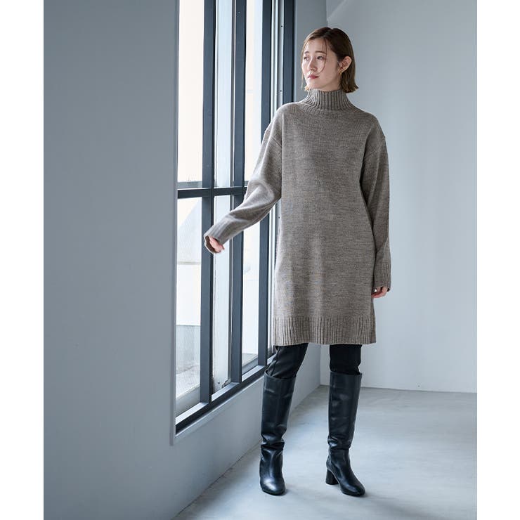 ハイネックミディニットワンピース【UR’S ユアーズ】 | titivate | 詳細画像15 