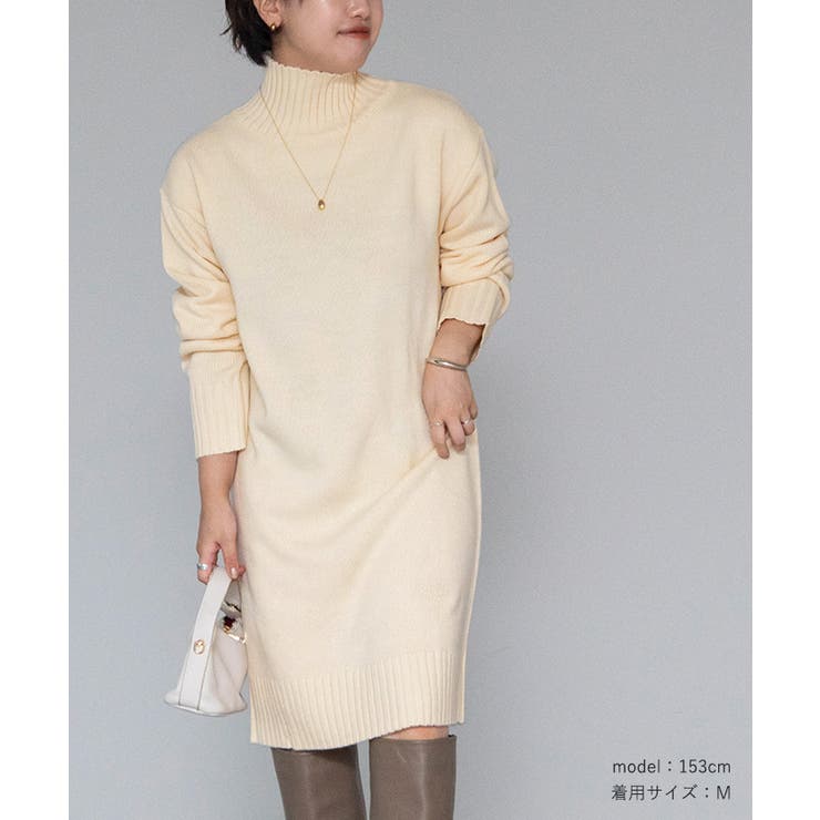 ハイネックミディニットワンピース【UR’S ユアーズ】 | titivate | 詳細画像6 