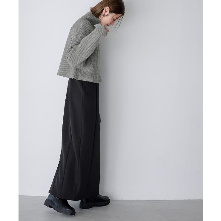 ハイネッククロップドフレアリブニット【UR’S ユアーズ】 | titivate | 詳細画像14 