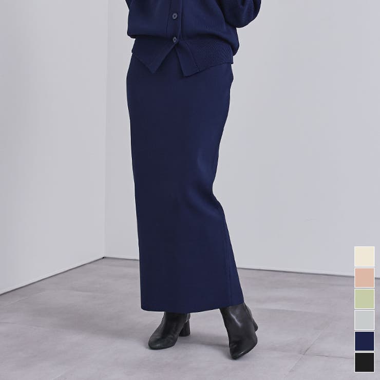 スポンディッシュ美シルエットニットタイトスカート【UR’S ユアーズ】 | titivate | 詳細画像1 