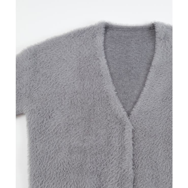 シャギーVネックボリュームニットカーディガン【UR’S ユアーズ】 | titivate | 詳細画像5 