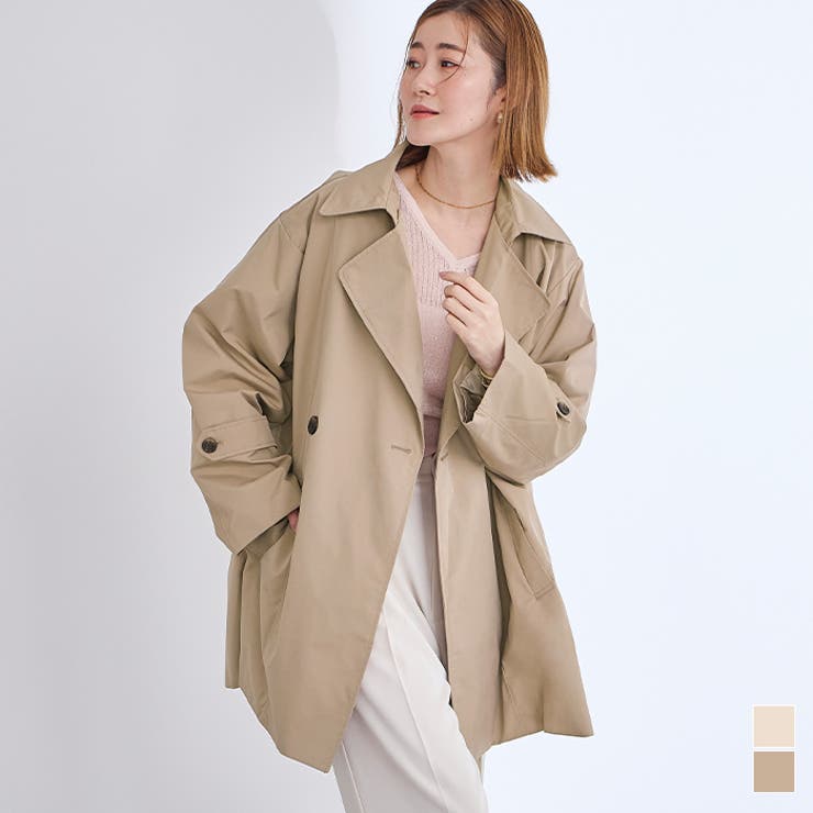 Aラインミドル丈トレンチコート【UR'S ユアーズ】[品番