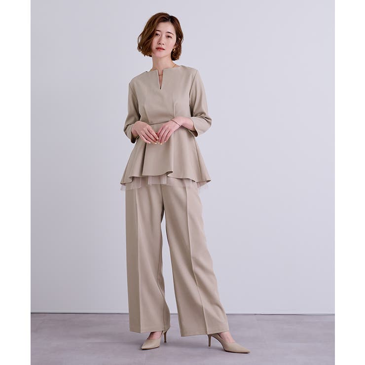 1タックセンタープレスワイドパンツ【UR’S ユアーズ】 | titivate | 詳細画像14 