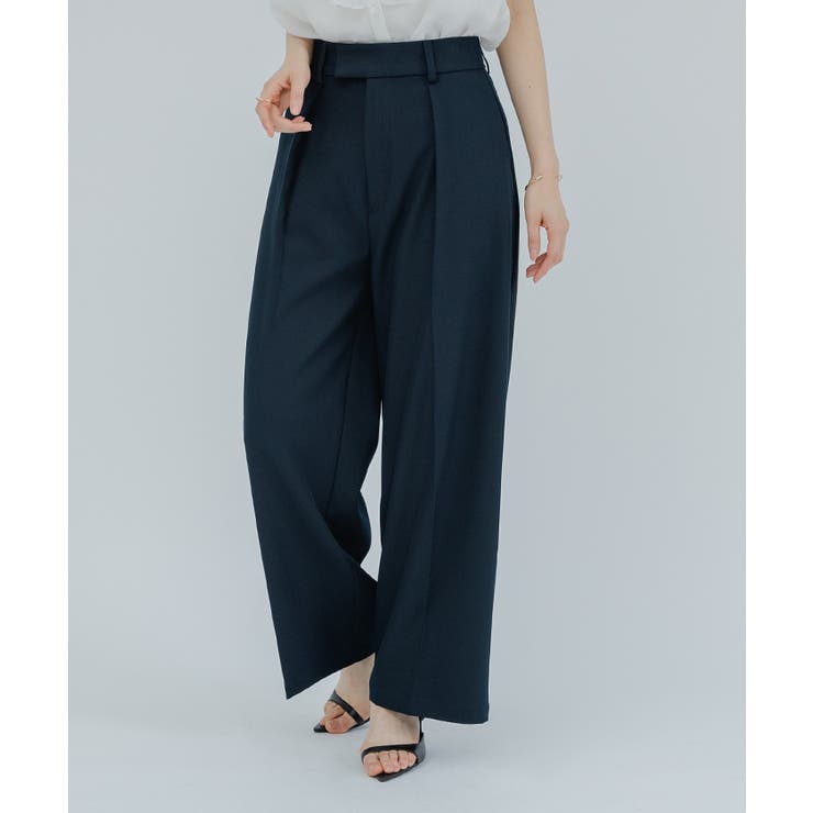 1タックセンタープレスワイドパンツ【UR’S ユアーズ】 | titivate | 詳細画像2 