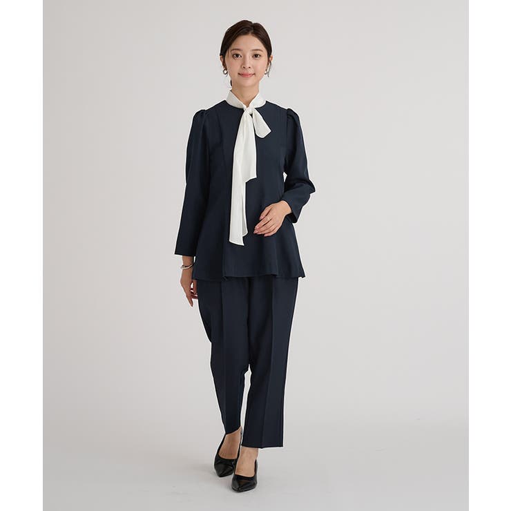 パフスリーブペプラムクルーネックブラウス【UR’S ユアーズ】 | titivate | 詳細画像11 