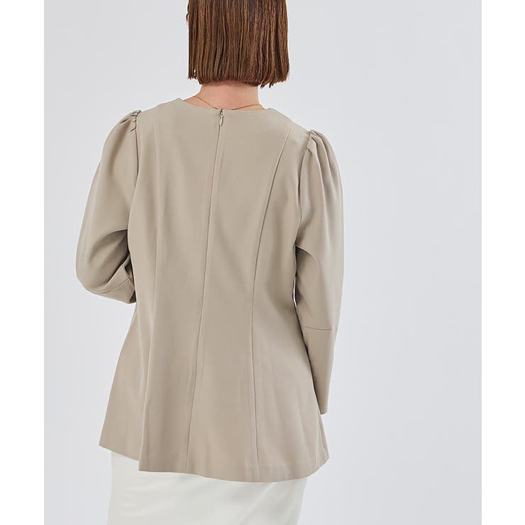 パフスリーブペプラムクルーネックブラウス【UR’S ユアーズ】 | titivate | 詳細画像20 