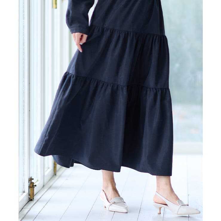 カシュクールティアードワンピース【UR'S ユアーズ】[品番