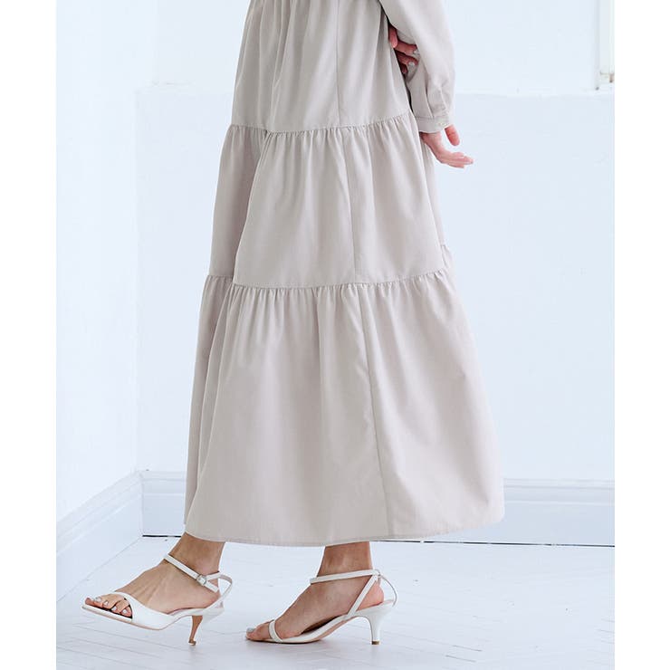 カシュクールティアードワンピース【UR'S ユアーズ】[品番