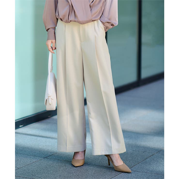 美シルエットワンタックワイドパンツ【UR’S ユアーズ】 | titivate | 詳細画像21 