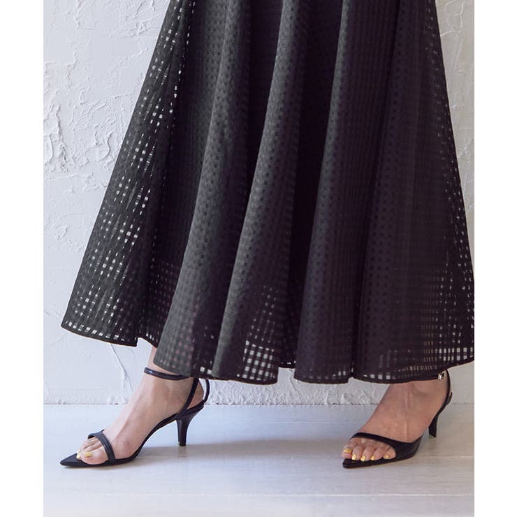 シアーギンガムチェックフレアスカート【UR’S ユアーズ】 | titivate | 詳細画像19 