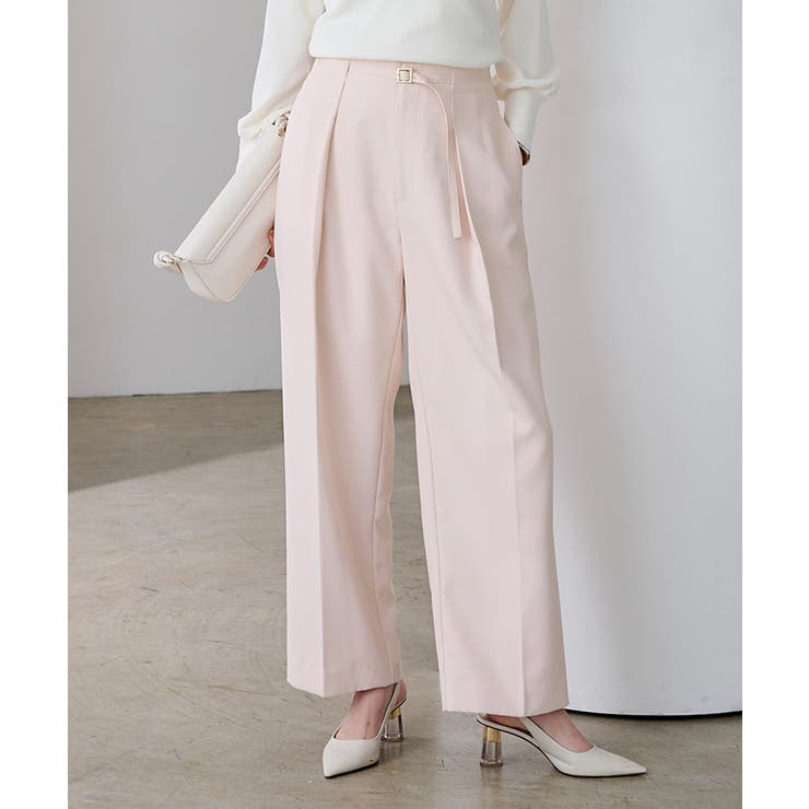 ベルトデザイン1タックワイドパンツ【UR’S ユアーズ】 | titivate | 詳細画像11 