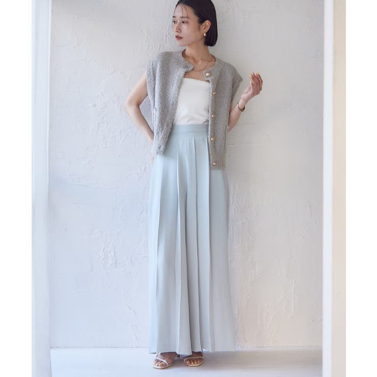 プリーツワイドパンツ【UR’S ユアーズ】 | titivate | 詳細画像20 