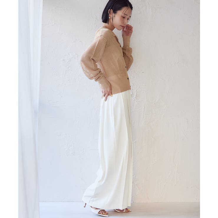 プリーツワイドパンツ【UR’S ユアーズ】 | titivate | 詳細画像3 