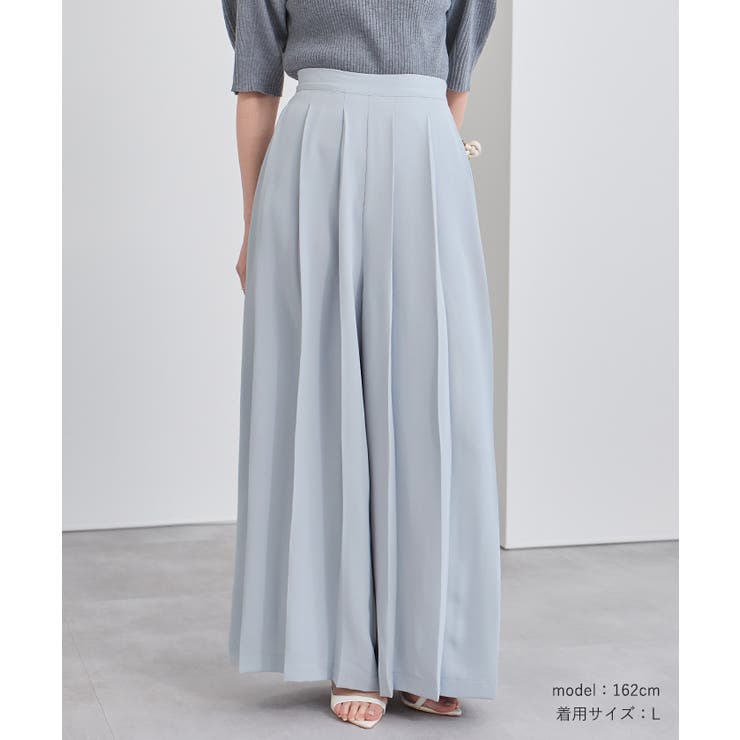 プリーツワイドパンツ【UR’S ユアーズ】 | titivate | 詳細画像8 