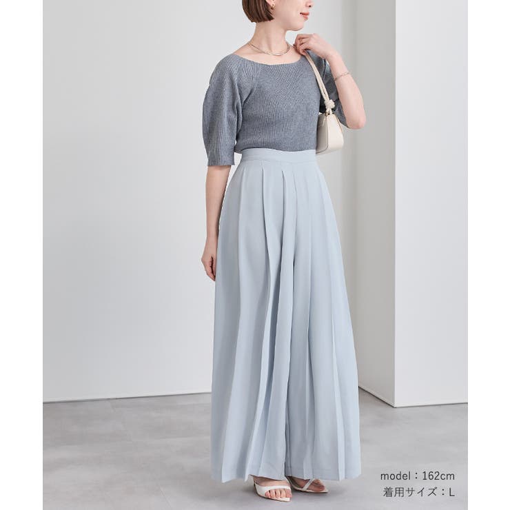 プリーツワイドパンツ【UR’S ユアーズ】 | titivate | 詳細画像9 