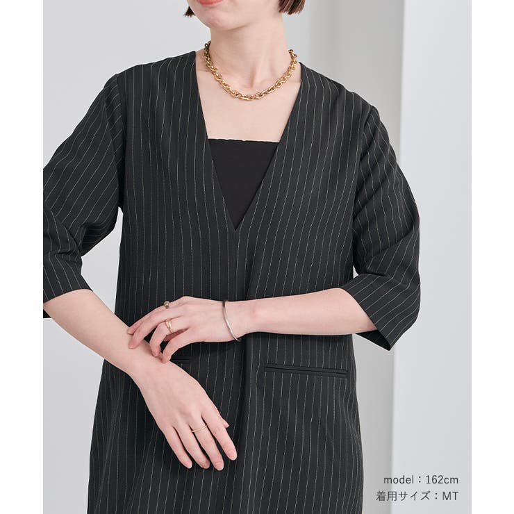 ディープVネックワンピース【UR’S ユアーズ】 | titivate | 詳細画像24 