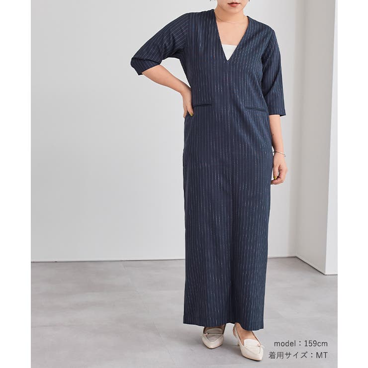 ディープVネックワンピース【UR’S ユアーズ】 | titivate | 詳細画像27 