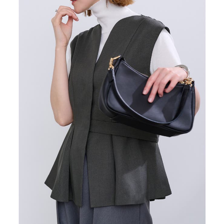 ペプラムジレ/ベスト【UR’S ユアーズ】 | titivate | 詳細画像9 