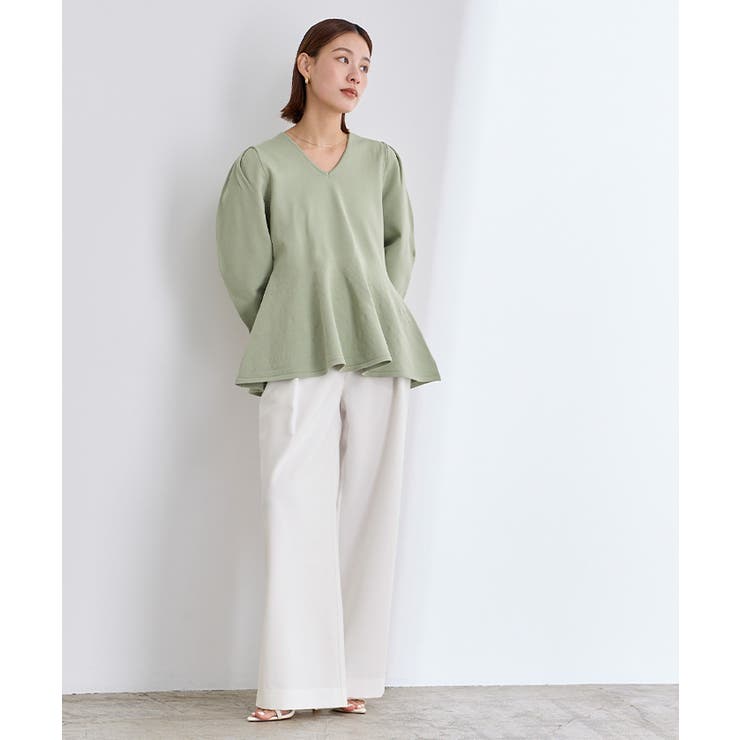 ベルトデザインワンタックワイドパンツ【UR’S ユアーズ】 | titivate | 詳細画像10 