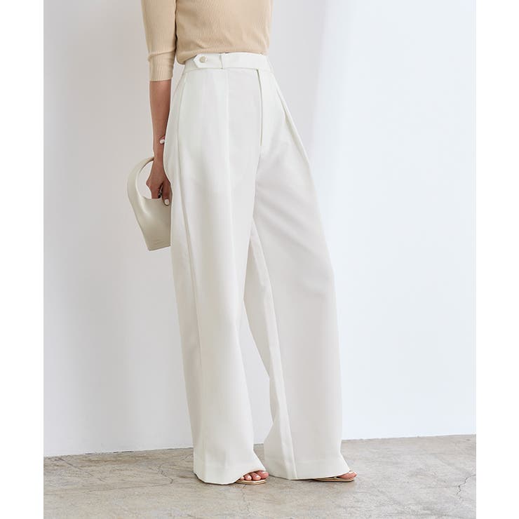 ベルトデザインワンタックワイドパンツ【UR’S ユアーズ】 | titivate | 詳細画像13 