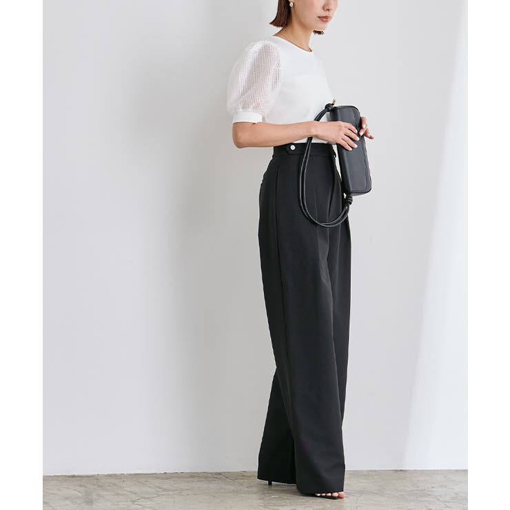 ベルトデザインワンタックワイドパンツ【UR’S ユアーズ】 | titivate | 詳細画像18 